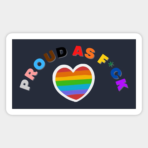 LGBT Pride - Gay Pride Magnet by Room Thirty Four